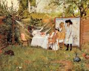 威廉 梅里特 查斯 : The Open Air Breakfast aka The_Backyard Breakfast Out of Doors